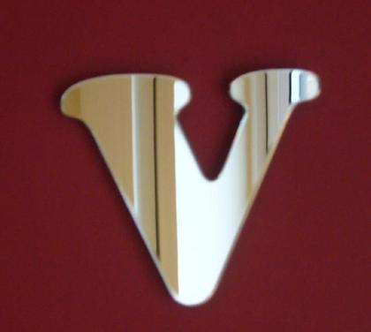 Letter V Mirror